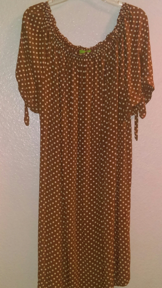 Henrietta Park London brown & white dress